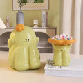 Kawaii cactus storage tray used as candy bowl and home decor aesthetic desk organizer