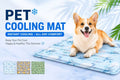 Pet cooling mat for dogs and cats, instant cooling pad for summer, waterproof foldable pet mat, breathable and non-toxic cooling bed for pets